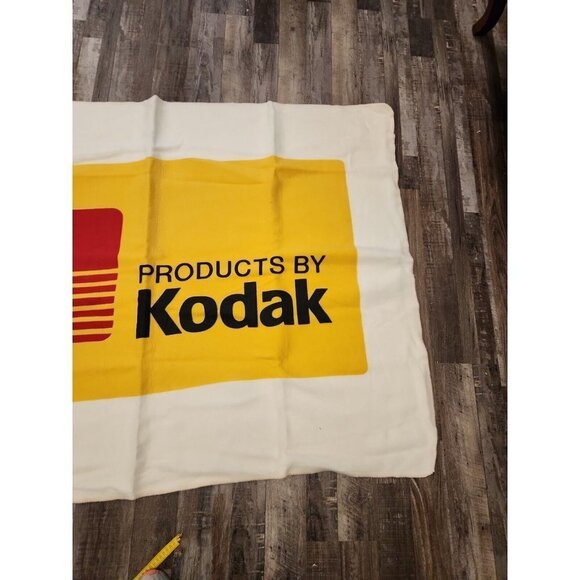 Kodak Film Vintage Blanket  Square Logo 58x44  Excellent - Picture 2 of 7